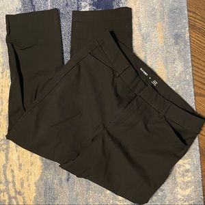Old Navy Black Pixie Pants Straight Leg